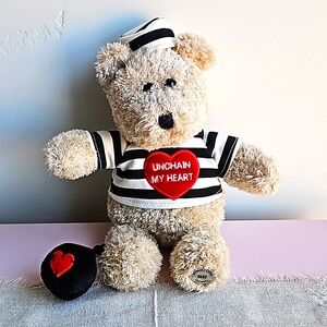Starbucks 2003 Bearista Valentines, UNCHAIN MY HEART, 🐻